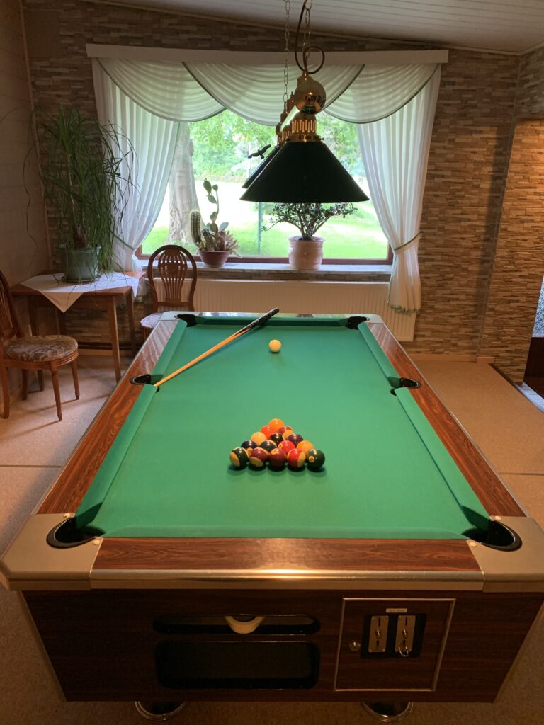 Billiardzimmer im Irrgarten Probsteierhagen
