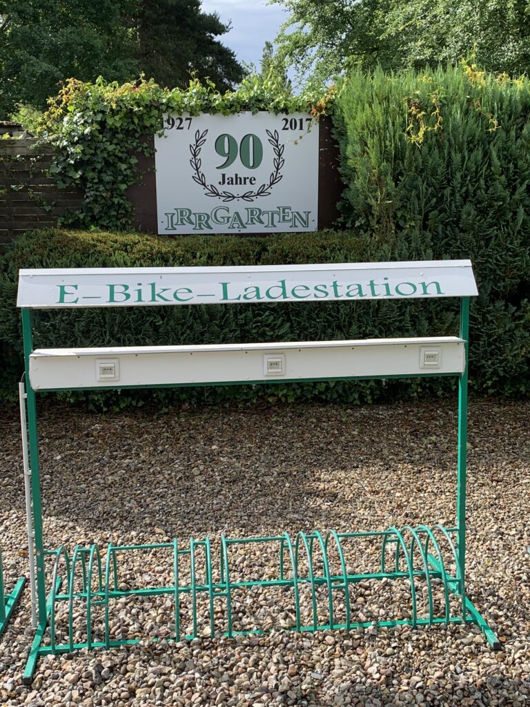 E-Bike-Ladestation am Irrgarten